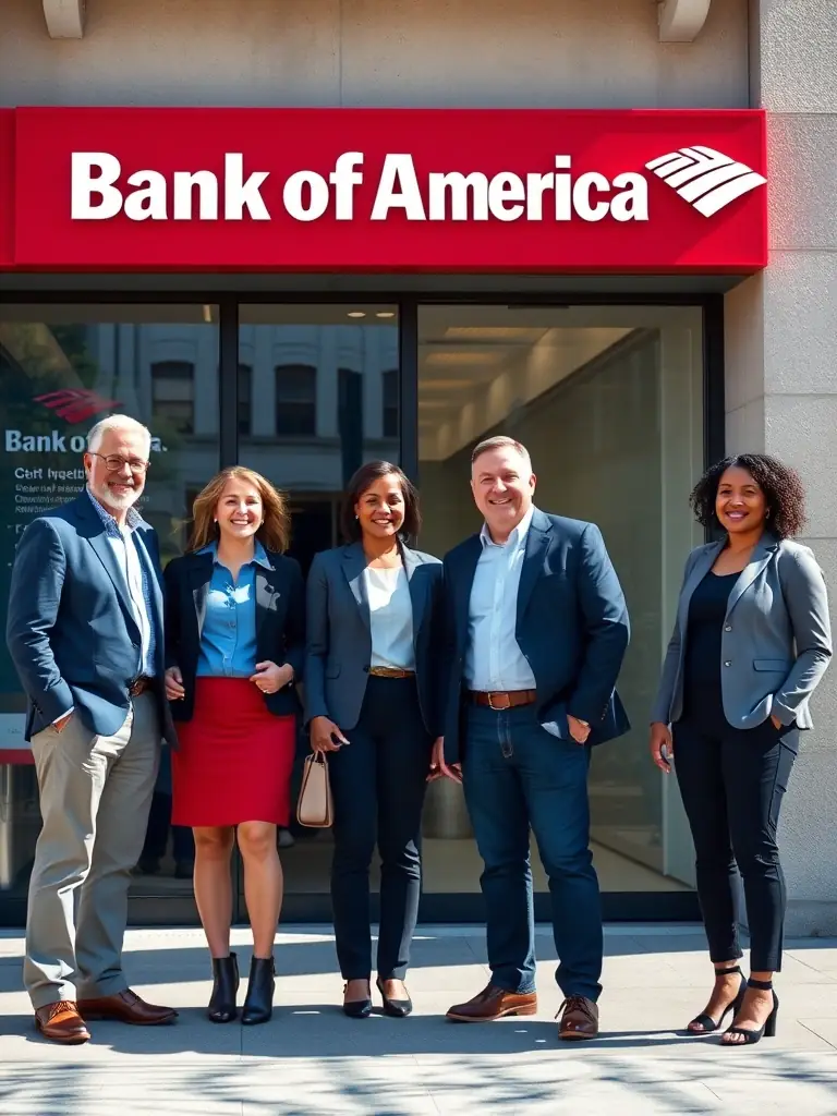 A diverse group of people smiling and holding various Cashet financial products, such as credit cards and loan documents, symbolizing financial empowerment and satisfaction.